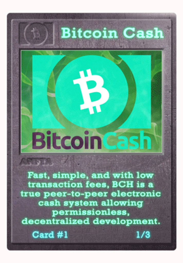 Animated BCH Card - ANFTA - Card #1 - 1/3