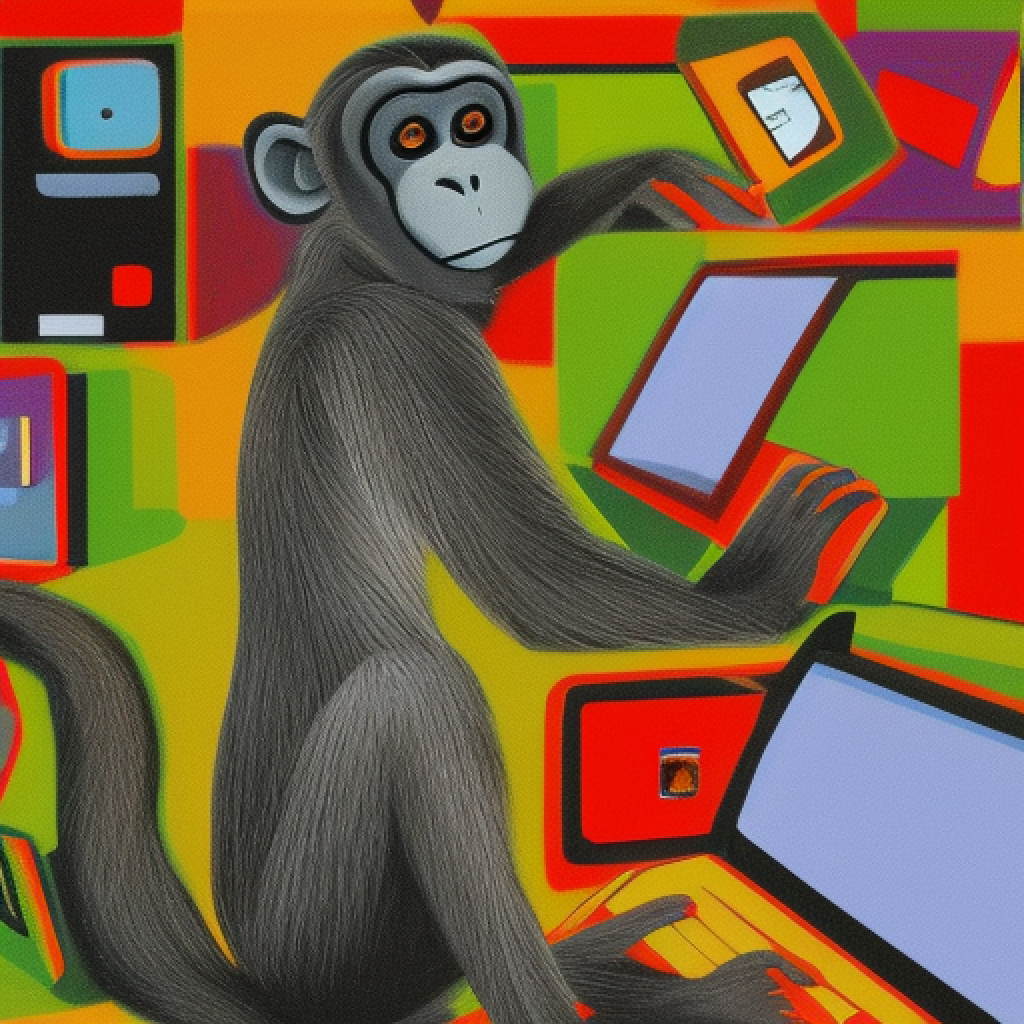Computer Monkey #011