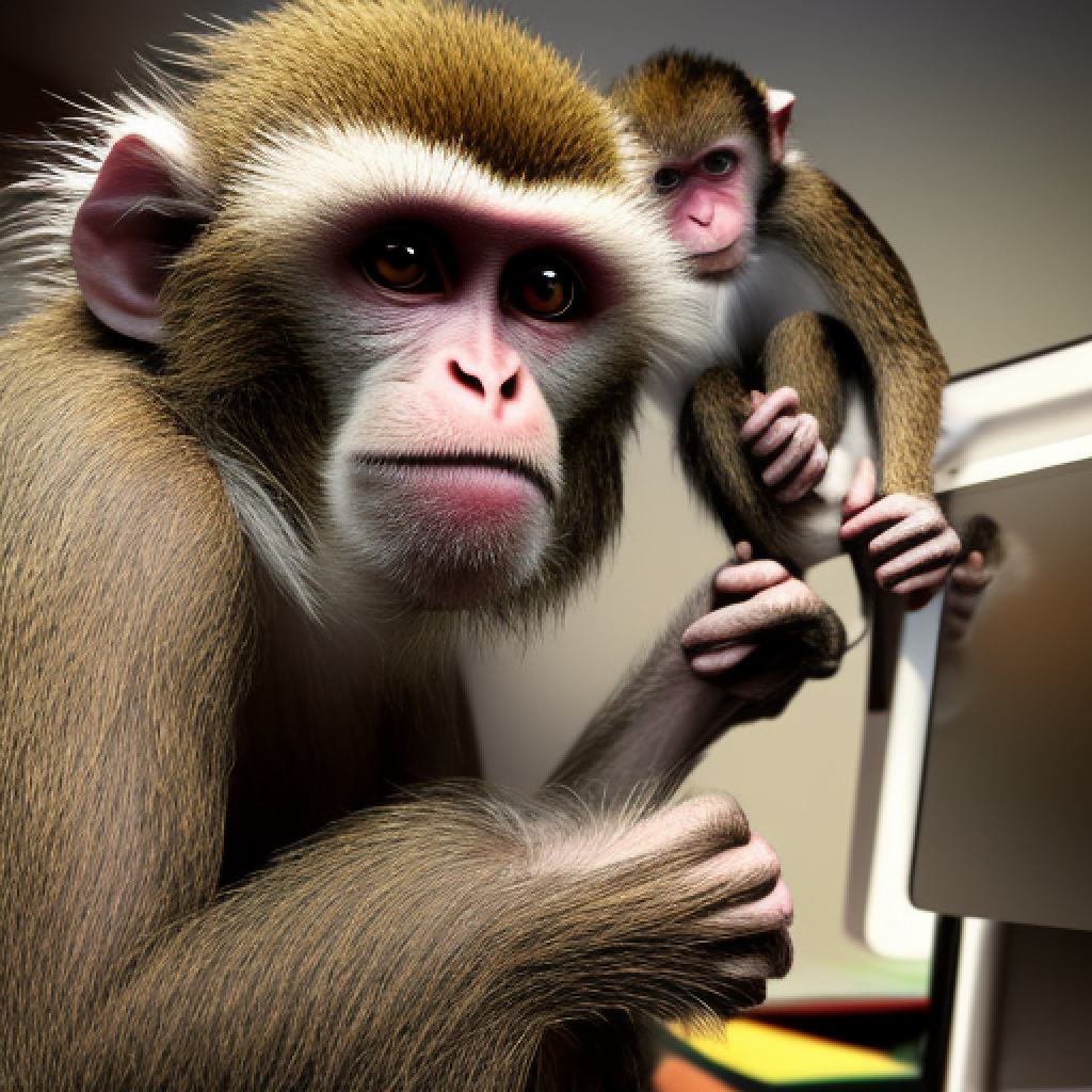 Computer Monkey #001