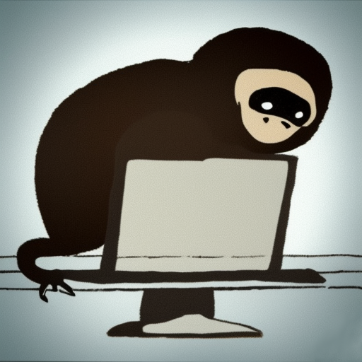 Computer Monkey #008